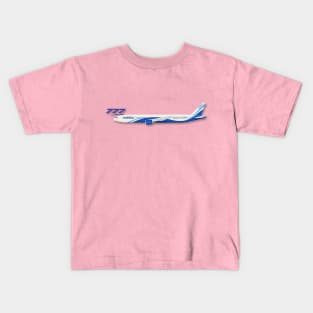 IndiGo Airlines Boeing 777 Kids T-Shirt